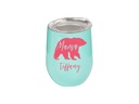 Light Blue Stemless Wine Cup