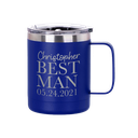 10oz Stainless Coffee Cup Royal Blue