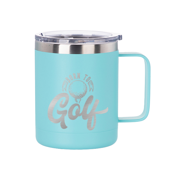 10oz Stainless Coffee Cup Seafoam