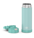 THERMOS FUNTAINER 16 Ounce Stainless Steel Vacuum Insulated Bottle with Wide Spout Lid, Mint