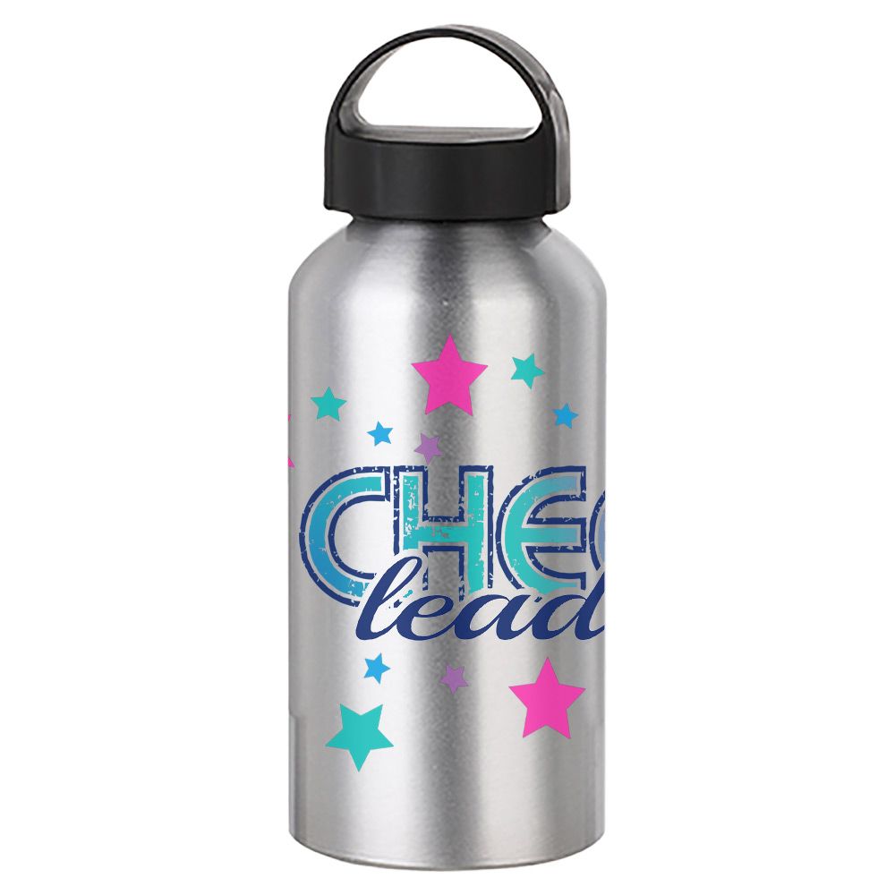 Water Bottle With Handle - 17 OZ Silver