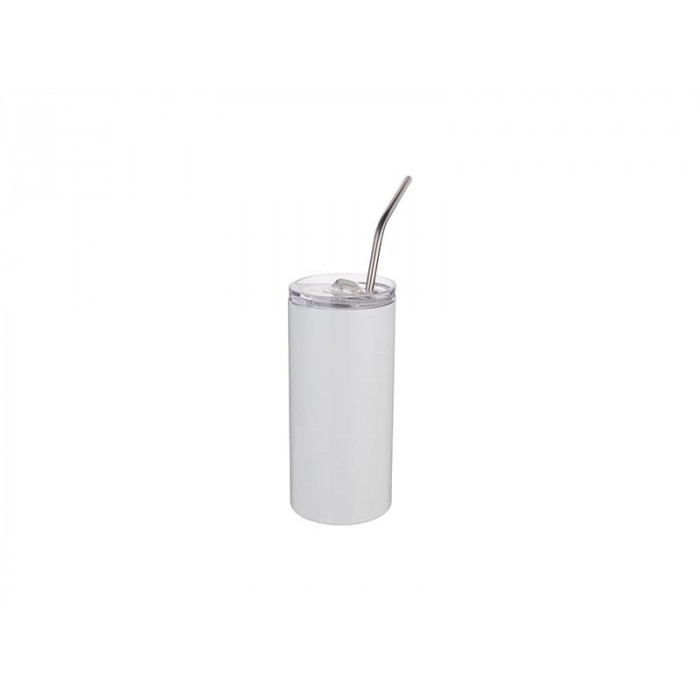 Stainless Steel Tumbler White 16oz