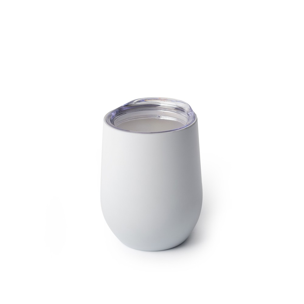 Matte White Stemless wine glass 12oz