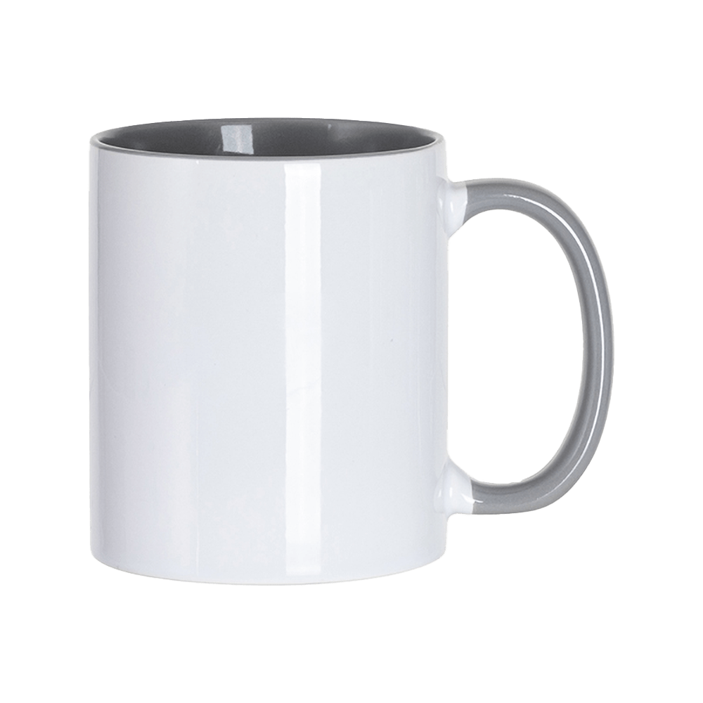 Mug 11oz - White/ grey inside