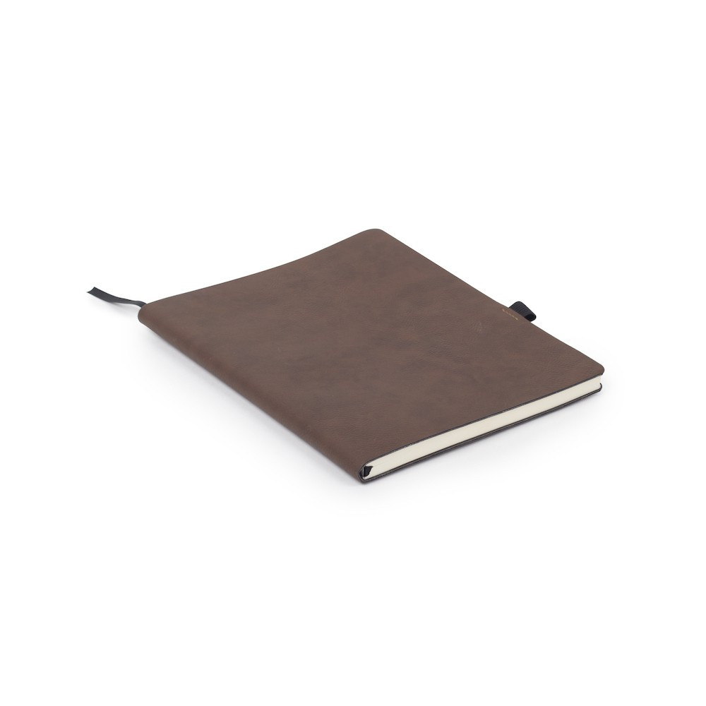 Saddle Collection Notebook 7"X9" Bay brown