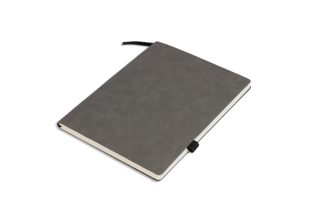 Saddle Collection Notebook 7"X9" Iron Gray