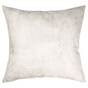 Suede-like pillow cover - Gray White