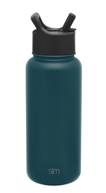 SLM Summit Water Bottle with Straw Lid 32OZ- Riptide
