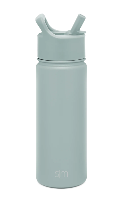 SLM Summit Water Bottle with Straw Lid 18OZ - Sea Glass Sage
