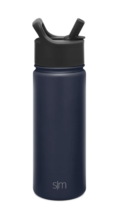 SLM Summit Water Bottle with Straw Lid 18OZ - Deep Ocean