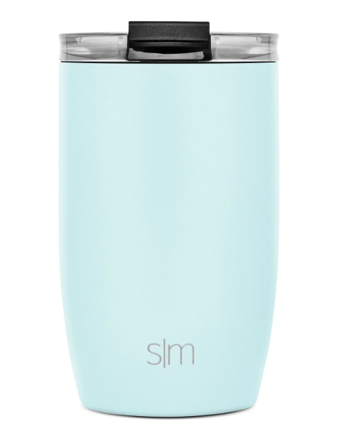 SLM Voyager Travel Mug with Clear Flip Lid & Straw 12OZ - Seaside