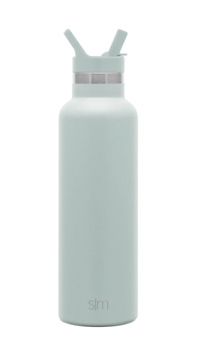 SLM Ascent Water Bottle with Straw Lid 24OZ - Sea Glass Sage