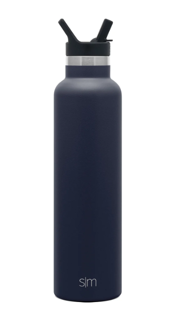 SLM Ascent Water Bottle with Straw Lid 24OZ - Deep Ocean