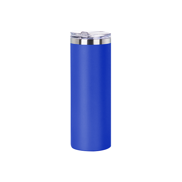 20oz Powder Coated Stainless Steel Tumbler - Royal Blue