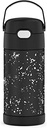 THERMOS FUNTAINER 12 Ounce Stainless Steel Vacuum Insulated Kids Straw Bottle, Space