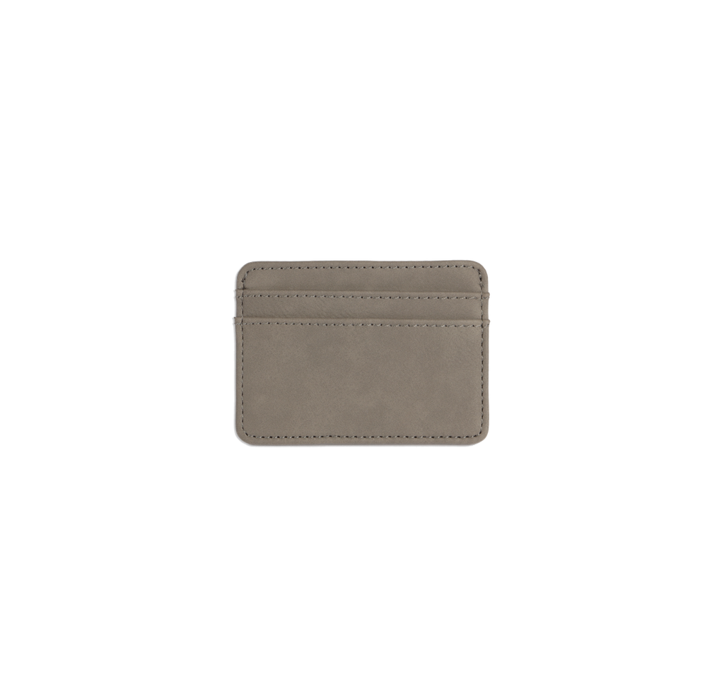 Saddle Collection Card Holder with Money Clip - Iron Gray