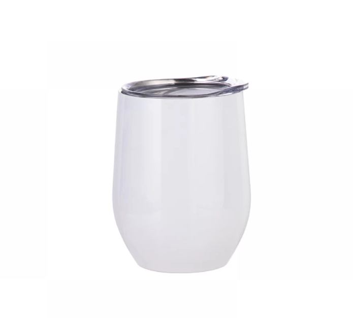 White Stemless Wine Cup