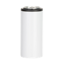 White Skinny Can Cooler 12oz