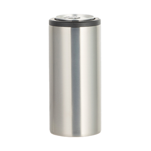 Stainless Steel Skinny Can Cooler 12oz 