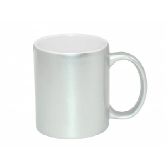 Mug 11oz - Silver Sparkling