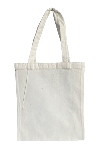 Canvas tote bag 13"x14"