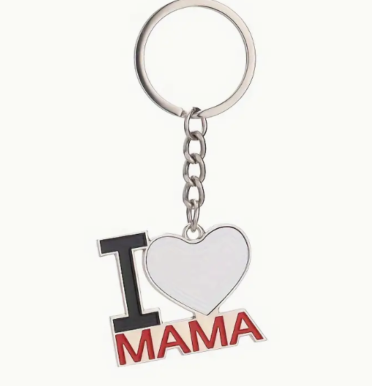 I love Mama Keychain 