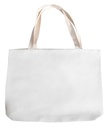 White 14.8" X 16.9" Canvas tote bag