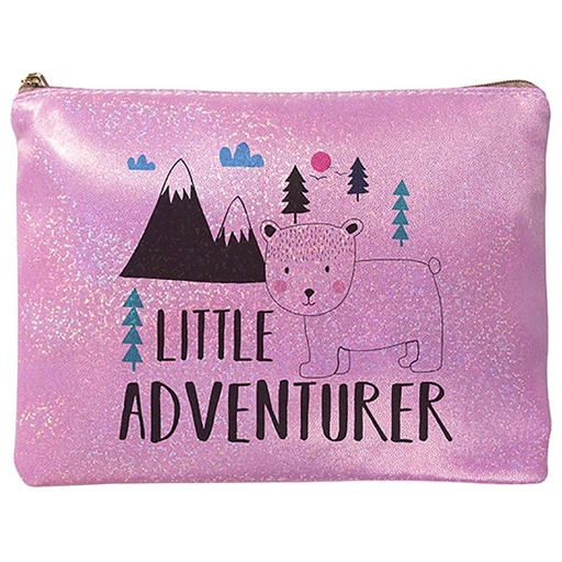 [SS-SB-S-171] Makeup / Pencil case - Pink glitter