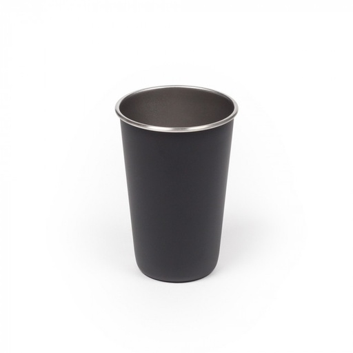 [SS-SSPGB] Matte Black Stainless Pint Glass 16oz