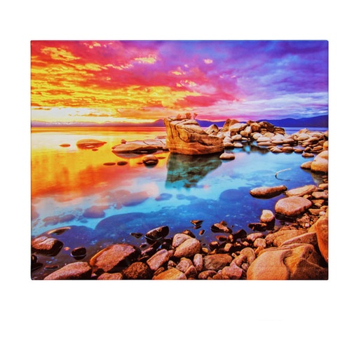 [SS-YZ111S] Beveled Photo Glass Panel - 8" x 10"