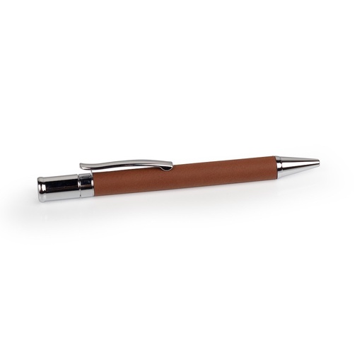 [SS-SCP5] Saddle Collection Chestnut Silver Stationary Pen 