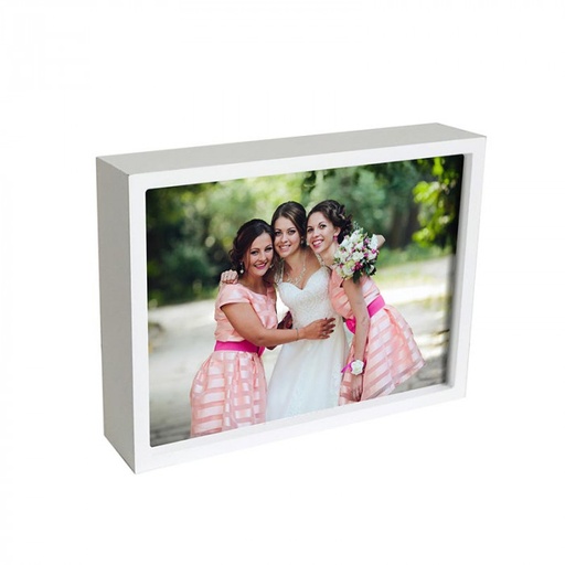 [SS-SHPB57W] Small Photo Block - White - 5"x7" 