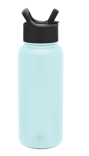 [SS-SLM32OZ-SEASIDE] SLM Summit Water Bottle with Straw Lid 32OZ- Seaside