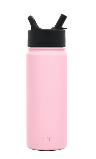 [SS-SLM18OZ-BLUSH] SLM Summit Water Bottle with Straw Lid 18OZ - Blush