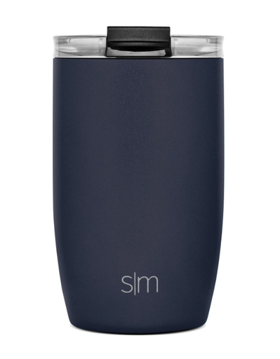 [SS-SLMVOYAGER12OZ-DEEPOCEAN] SLM Voyager Travel Mug with Clear Flip Lid & Straw 12OZ - Deep Ocean