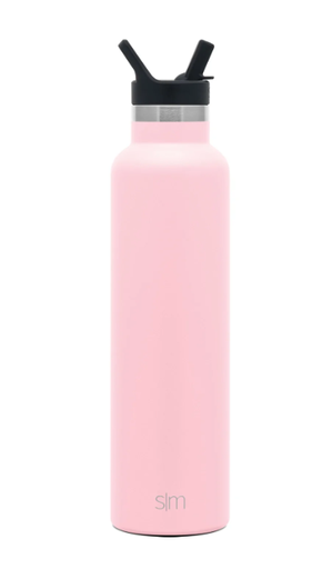 [SS-SLMASCENT24OZ-BLUSH] SLM Ascent Water Bottle with Straw Lid 24OZ - Blush