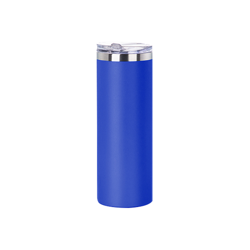 [SS-SST-RB20E] 20oz Powder Coated Stainless Steel Tumbler - Royal Blue