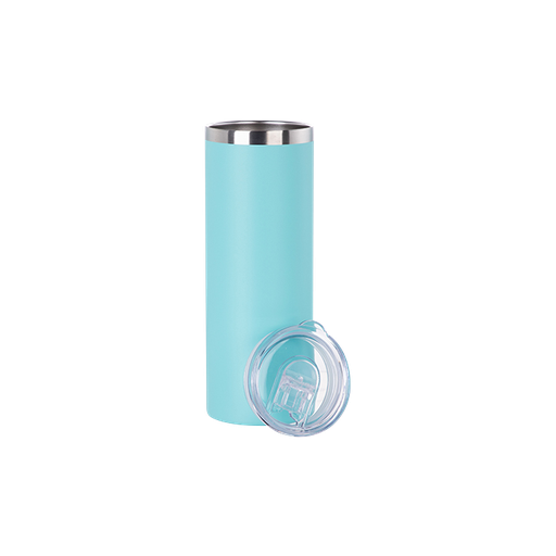 [SS-SST-SF20E] 20oz Powder Coated Stainless Steel Tumbler - Seafoam