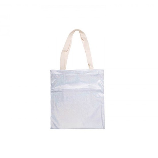 [SS-GTBW10 ]  Glitter Tote Bag (White) 