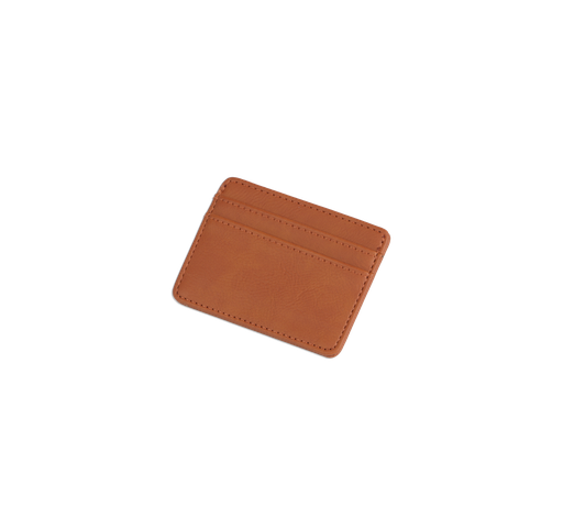 [ SS-SCHH5] Saddle Collection card holder with money clip - chestnut