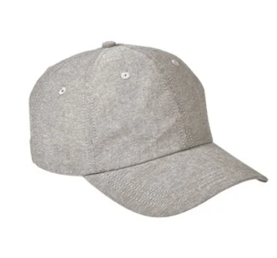 [SS-BA614-GRAY] Big Accessories Unisex Summer Prep Cap - Gray