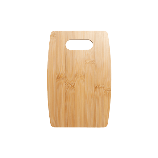 [SS-SUBCB10-EA] Curved Bamboo Cutting Board 6" x 8.97"
